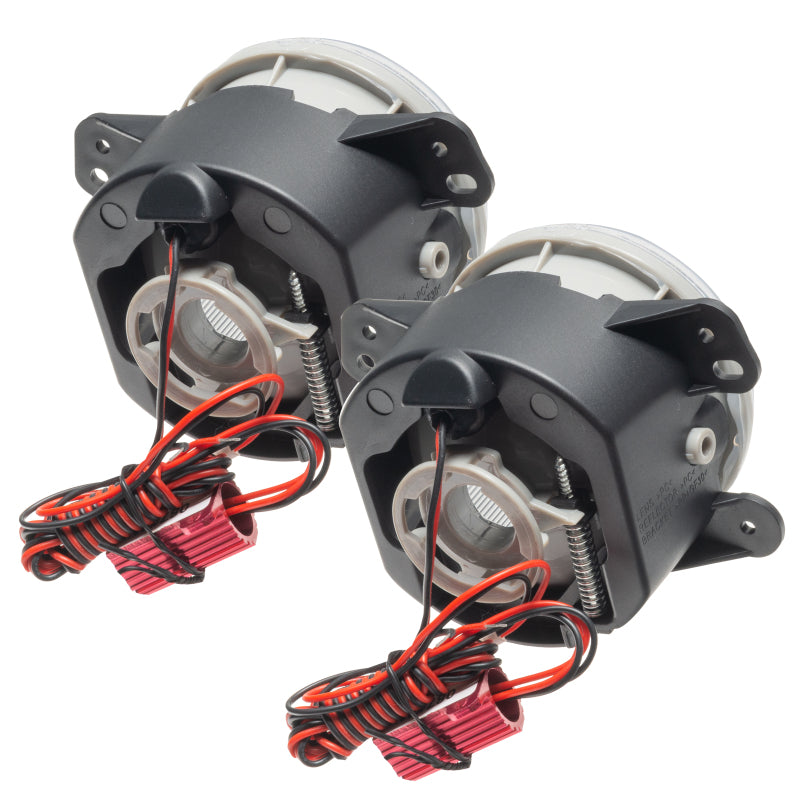 Oracle Lighting 07-09 Jeep Wrangler JK Pre-Assembled LED Halo Fog Lights -Red SEE WARRANTY - 7080-003