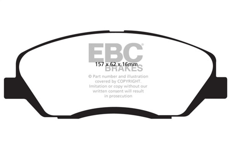 EBC 06-09 Hyundai Entourage 3.8 Ultimax2 Front Brake Pads - UD1202
