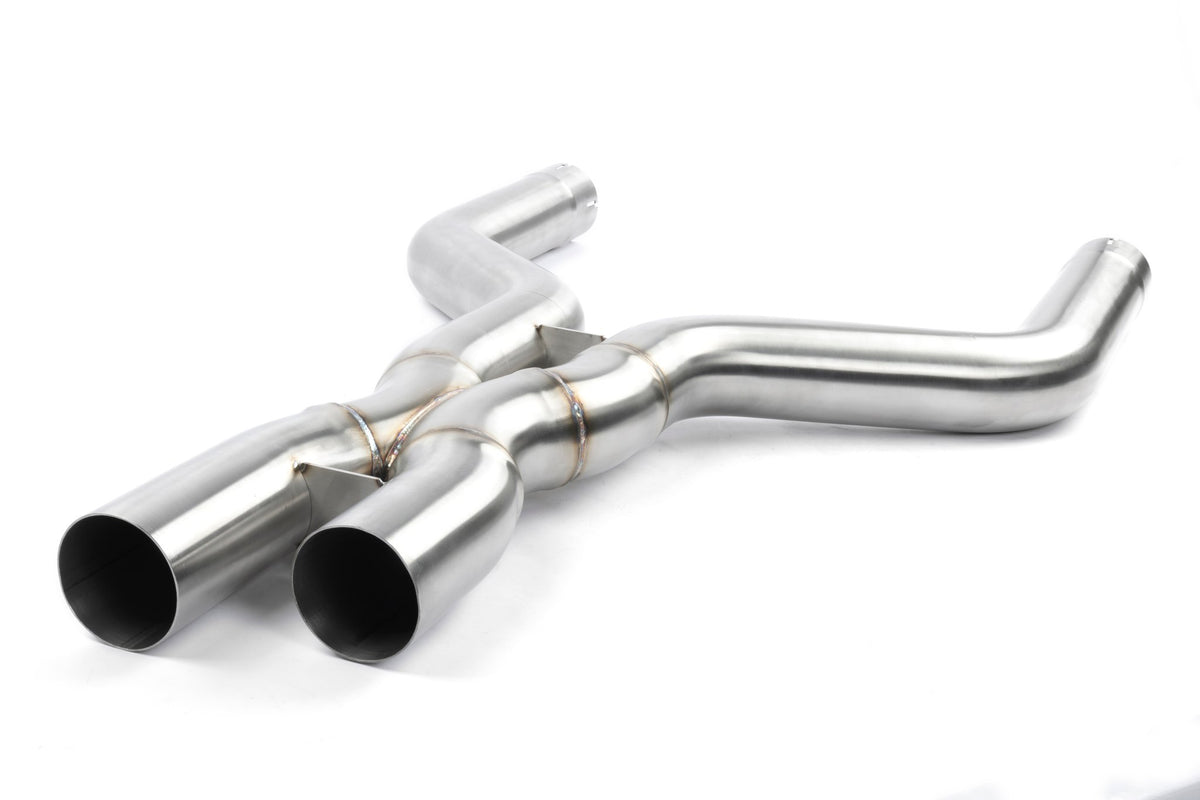 Dinan - High Flow X-Pipe Exhaust - 2024-2026 LCI BMW X5M/X6M - D660-0103