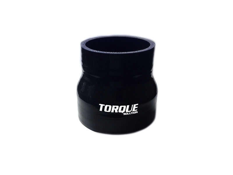 Torque Solution Transition Silicone Coupler: 2.5 inch to 3 inch Black Universal - TS-CPLR-T253BK