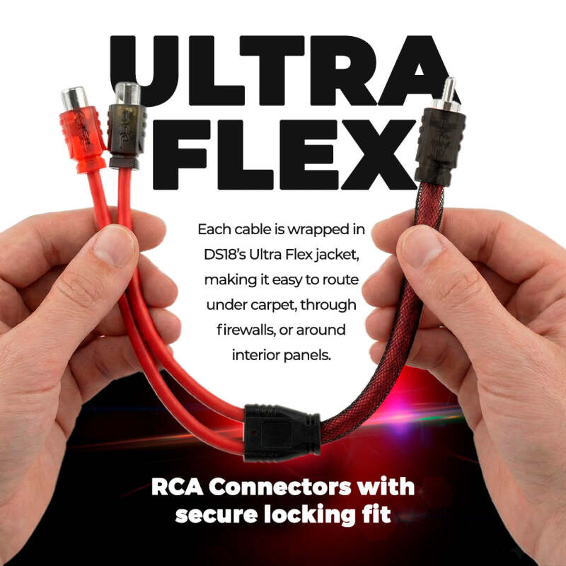 DS18 Level 2 RCA Y Connector 1 Male to 2 Female 10 x Pack - R1M2F.10PK - additional view 1