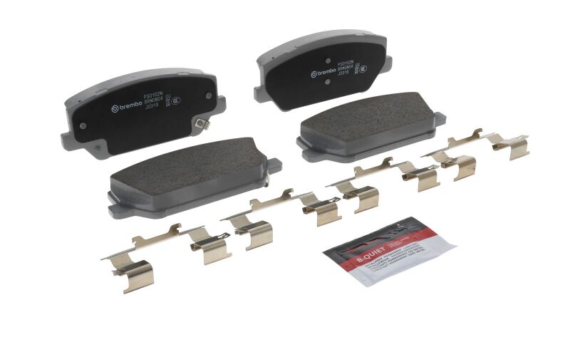 Brembo 19-22 Hyundai Santa Fe/ Hyundai Veloster N Front NAO Brake Pad - P30102N