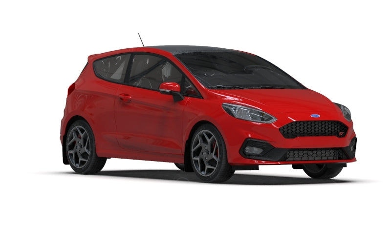 Rally Armor 18-23 Ford Fiesta ST MK8 Red UR Mud Flap w/Black Logo - MF60-UR-RD/BLK