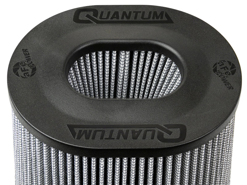 aFe Quantum Pro DRY S Air Filter Inverted Top - 5.5inx4.25in Flange x 9in Height - Dry PDS - 21-91133