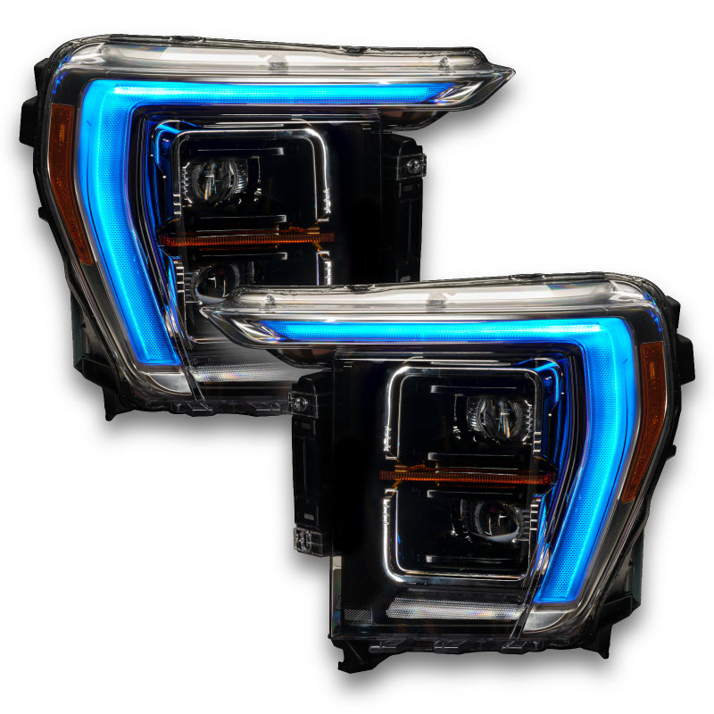 Oracle 21-23 Ford F-150 ColorSHIFT RGB+W Headlight DRL Upgrade Kit w/ No Controller SEE WARRANTY - 1460-334