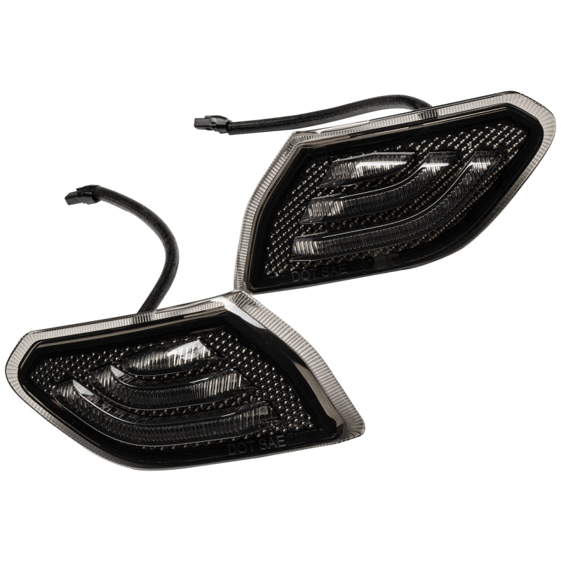 Oracle Jeep Wrangler JL Smoked Lens LED Front Sidemarkers SEE WARRANTY - 5853-504