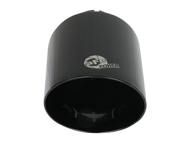 aFe Takeda 409 SS Clamp-On Exhaust Tip 2.5in. Inlet / 4.5in. Outlet / 7in. L - Black - 49T25454-B071