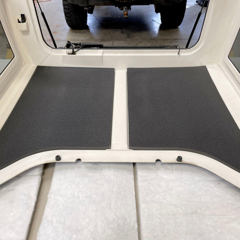 DEI 11-18 Jeep Wrangler JK 2-Door Boom Mat Complete Headliner Kit - 6 Piece - Black - 50285