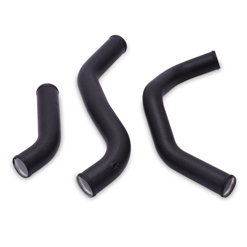 Mishimoto 11-14 Ford F-150 3.5L Ecoboost Hot-Side Intercooler Pipe Kit - Wrinkle Black - MMICP-F150-11HWBK