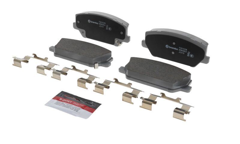 Brembo 19-22 Hyundai Santa Fe/ Hyundai Veloster N Front NAO Brake Pad - P30102N