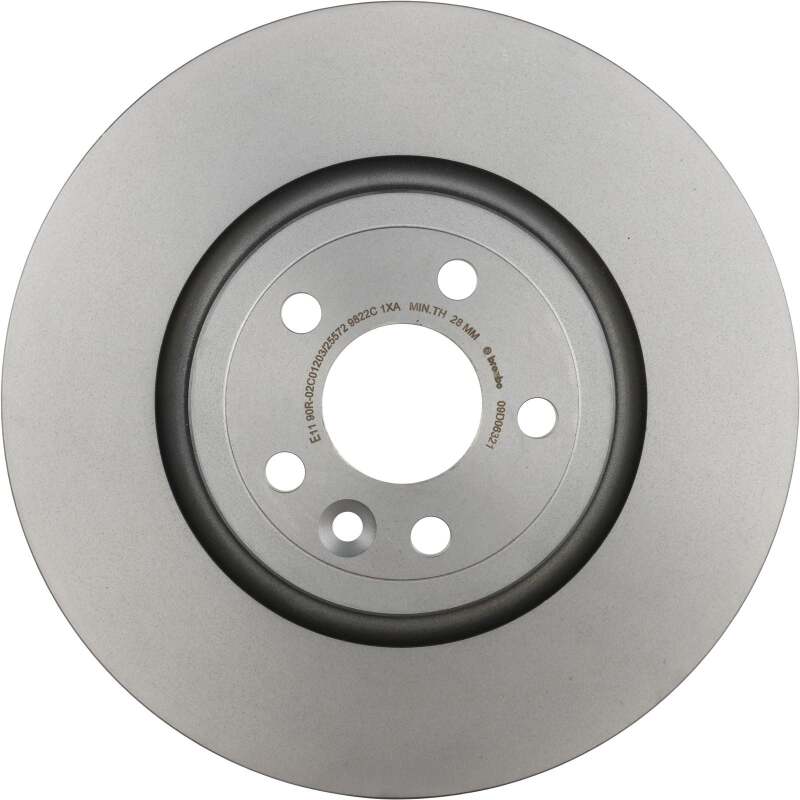 Brembo 18-22 Nissan Leaf/Rogue/19-22 Rogue Sport Rear UV Coated Rotor - 09.D063.21