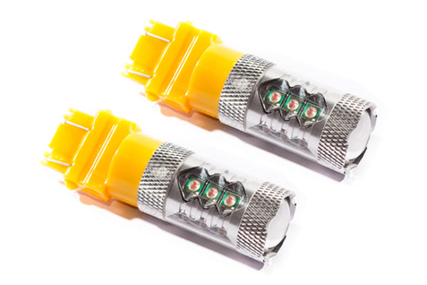 Diode Dynamics 3157 LED Bulb XP80 LED - Amber (Pair) - DD0058P for 2000-2006 Chevrolet Tahoe - front view