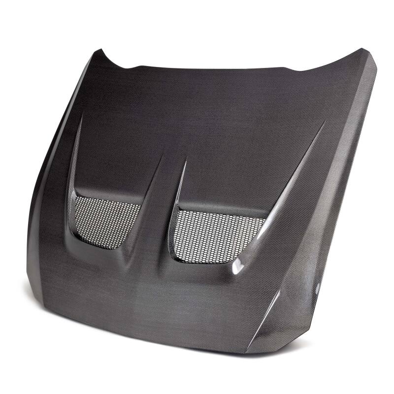 Anderson Composites 2024 Ford Mustang Type-GTD Double Sided Carbon Fiber Hood - AC-HD24FDMU-GTD-DS by Anderson Composites - s