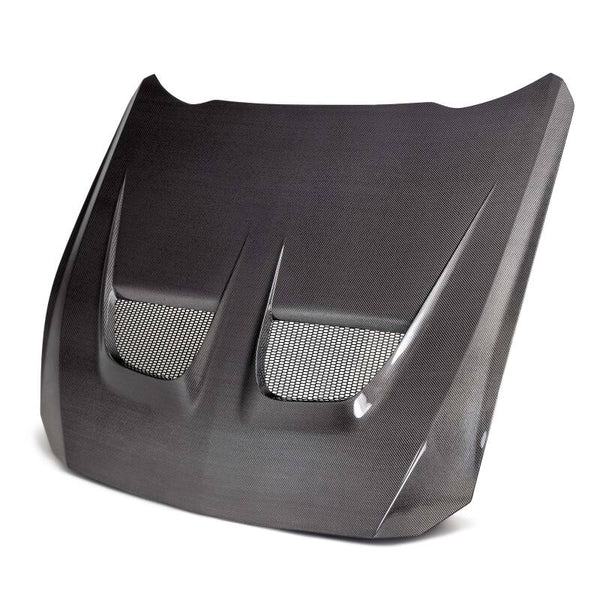 Anderson Composites 2024 Ford Mustang Type-GTD Double Sided Carbon Fiber Hood - AC-HD24FDMU-GTD-DS by Anderson Composites - s