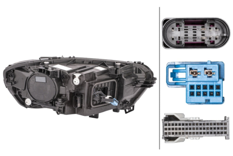 Hella 19 Mercedes-Benz Cla Headlamp Lh Led Dynamic - 015086551