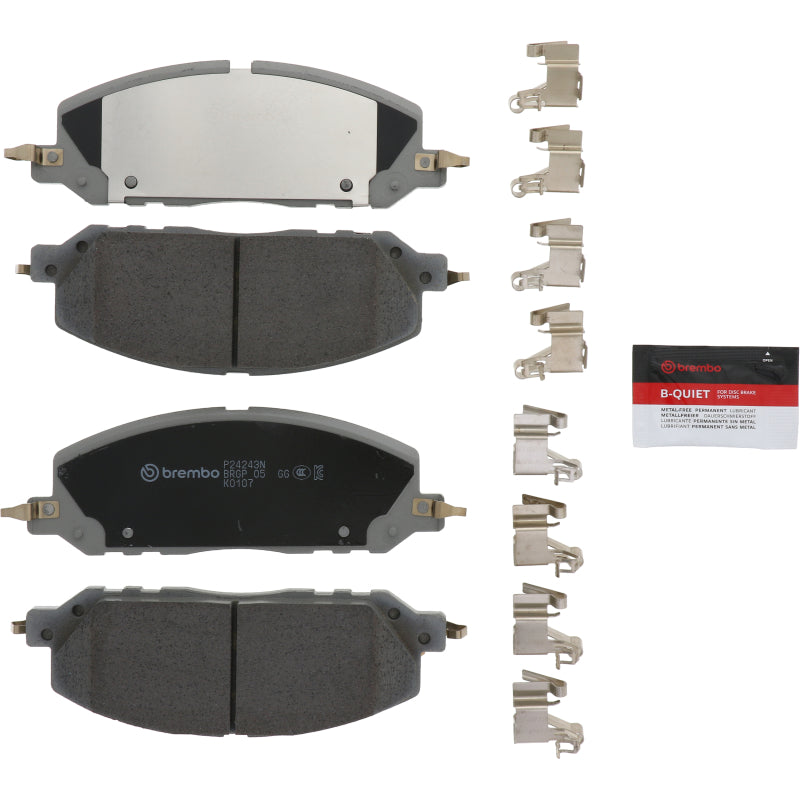 Brembo OE 20-22 Ford Explorer/Police Interceptor/Lincoln Aviator PRIME Ceramic Brake Pad - Front - P24243N