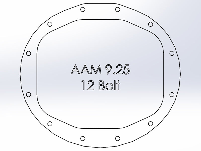 aFe Power Front/Rear Diff Cover Kit w/ Oil 19-25 Dodge L6 Trucks (AAM 9.25-12 & AAM 11.5/12-14) - 46-7702AB