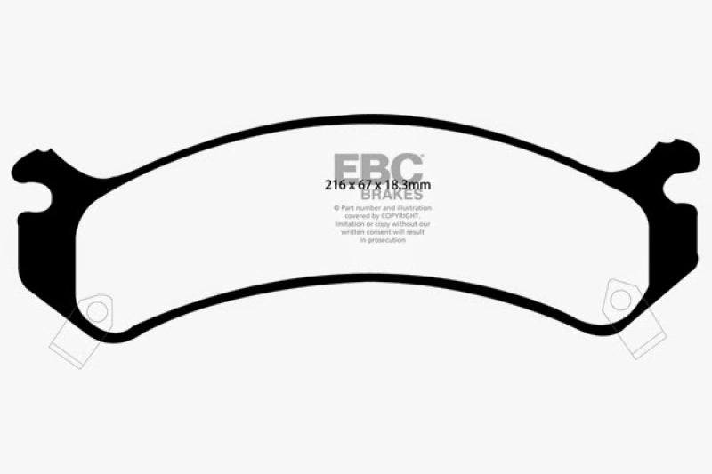 EBC 01-05 Cadillac Deville 4.6 HD Greenstuff Front Brake Pads - DP21305