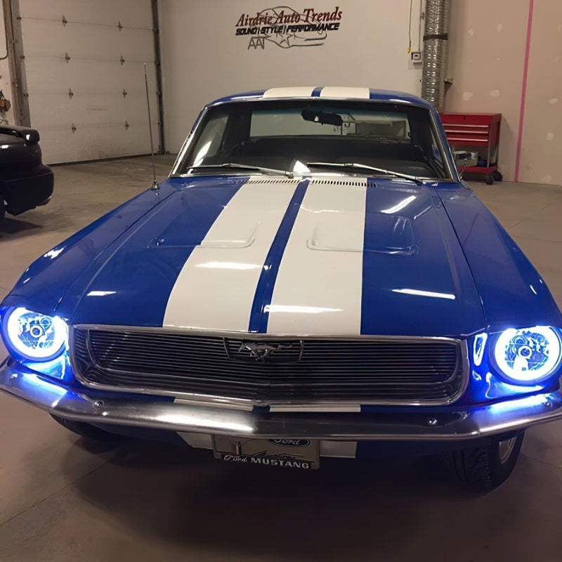 Oracle Pre-Installed Lights 7 IN. Sealed Beam - White Halo SEE WARRANTY - 6905-001