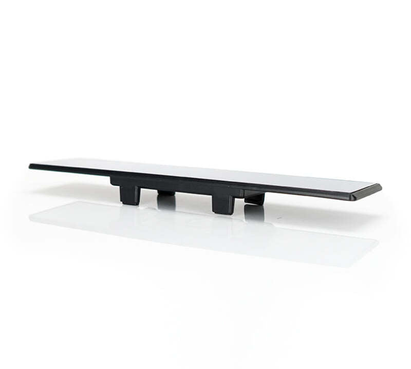 NRG 270mm Wide Panorama Clip-on Rearview Mirror - Flat w/ White Tint - IM-270FWT - close-up view 2 3 4