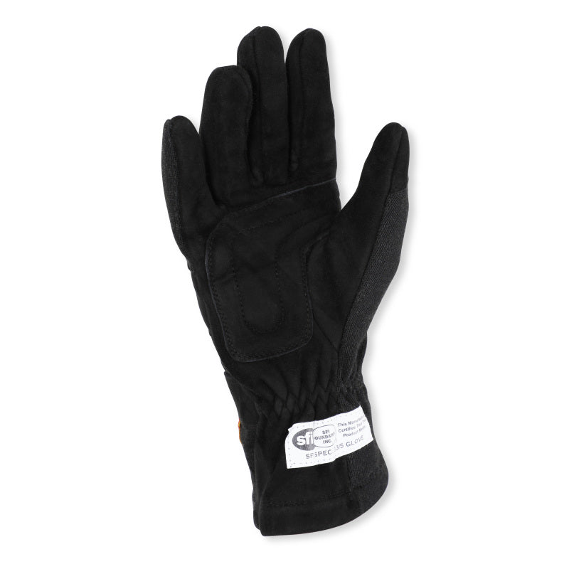 RaceQuip Black 2-Layer SFI-5 Glove - 2XL - 355007RQP