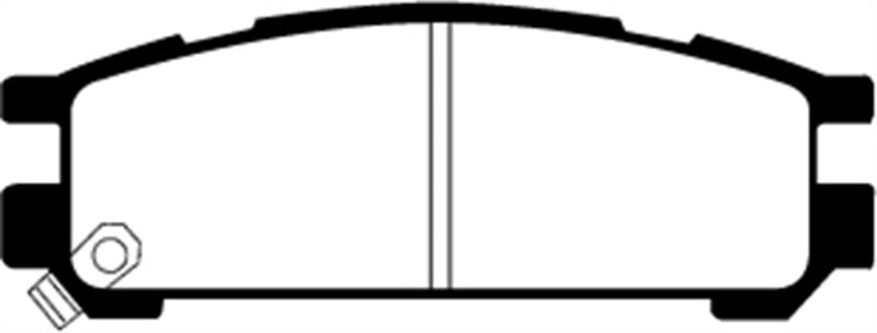 EBC 93-96 Subaru Impreza 1.8 Yellowstuff Rear Brake Pads - DP4821R