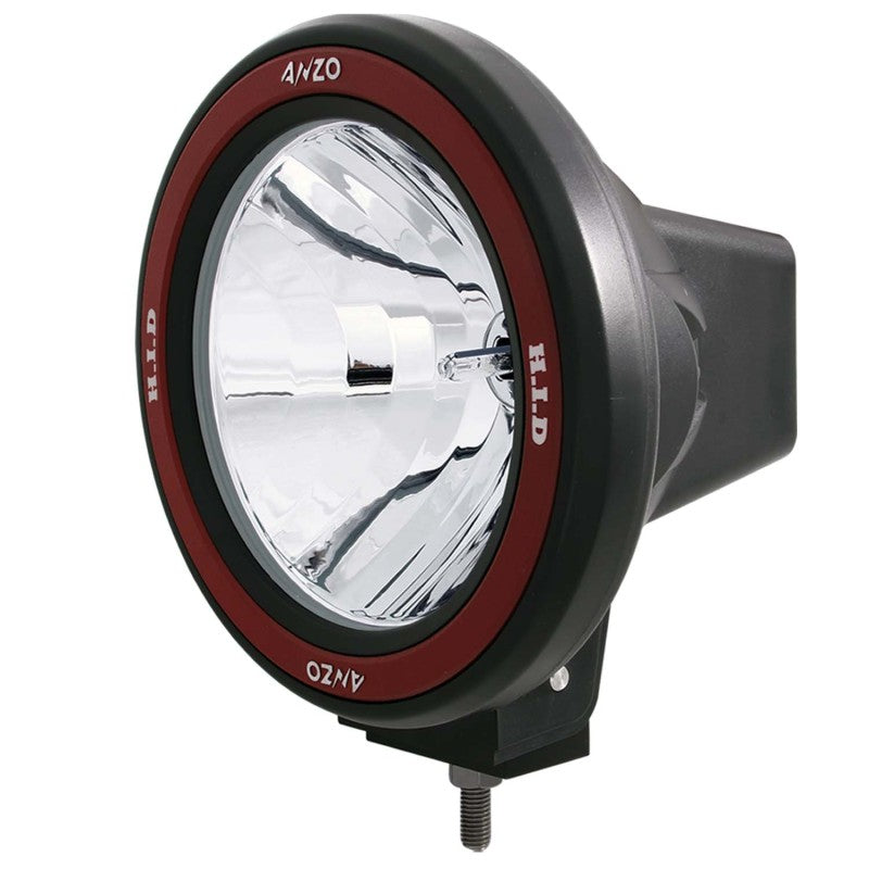 ANZO Hid Off Road Light Universal 50 Watt 7in HID Off Road Fog Light w/ AnzoUSA Red bezel - 861136