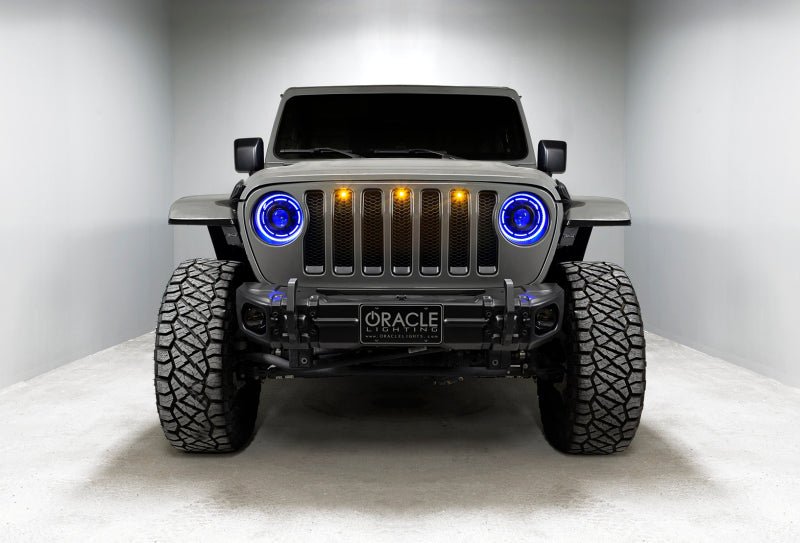 Oracle Oculus Bi-LED Projector Headlights for Jeep JL/Gladiator JT - w/ Simple Cntrl SEE WARRANTY - 5839-504-B