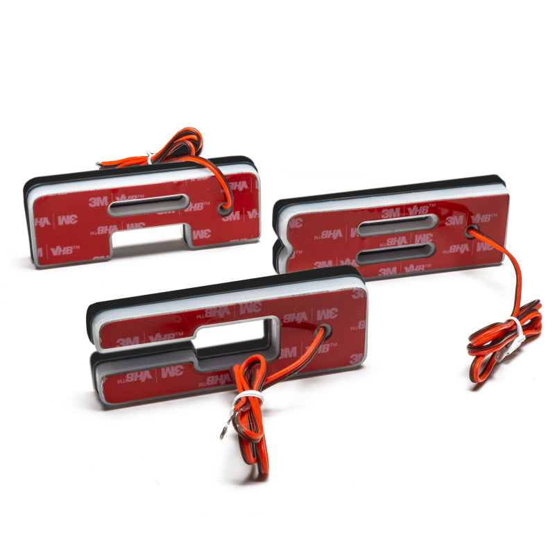 ORACLE Lighting Universal Illuminated LED Letter Badges - Matte Blk Surface Finish - L SEE WARRANTY - 3141-L-001