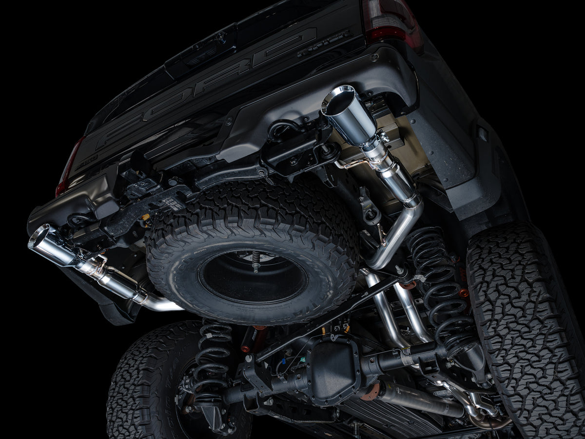 AWE Gen 3 Raptor SwitchPath Exhaust  - Chrome Silver Tips - 3025-32356