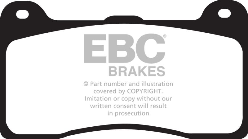 EBC Wilwood Dynapro Lug Mount Caliper Yellowstuff Brake Pads - DP4039/2R