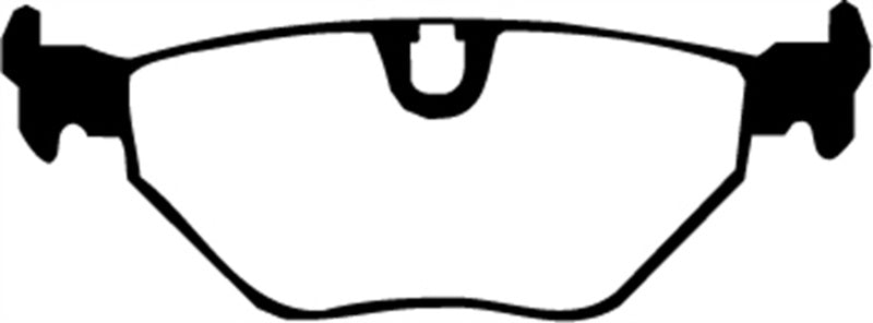 EBC 93-97 Aston Martin DB7 3.2 Supercharged Yellowstuff Rear Brake Pads - DP4690/2R