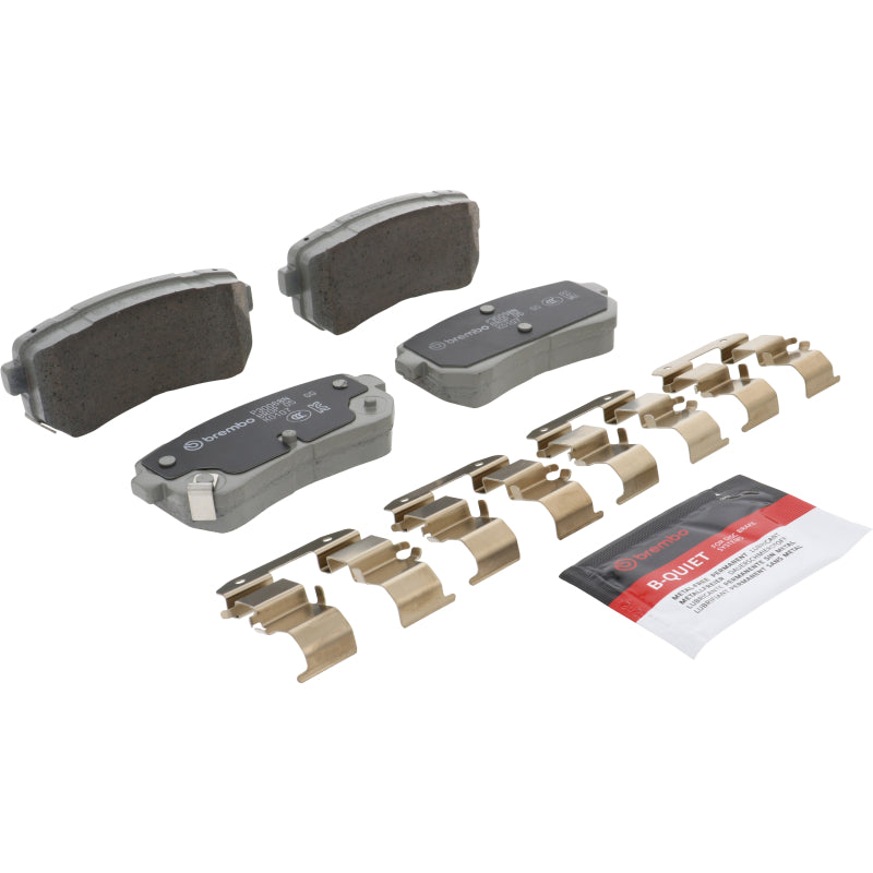 Brembo 2021 Hyundai Sonata/ Kia Optima/ Hyundai Kona/ Kia Seltos Rear NAO Brake Pad - P30068N