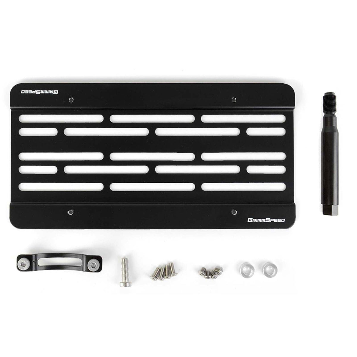 GrimmSpeed 10+ Subaru Legacy/Outback / 13+ Subaru BRZ/13+ Scion FR-S License Plate Relocation Kit - GRM094029