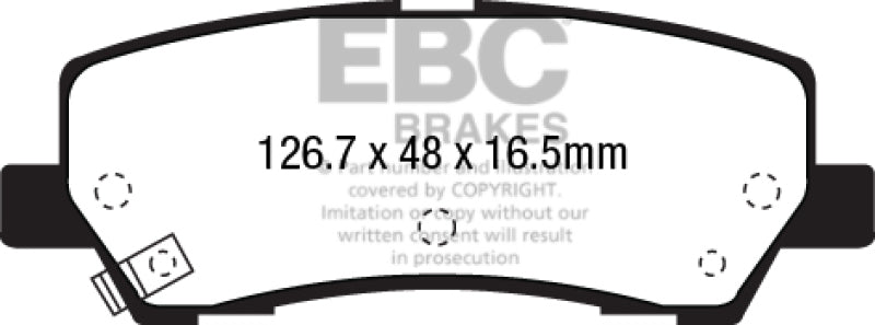 EBC Brakes Greenstuff 2000 Series Sport Pads - DP23041