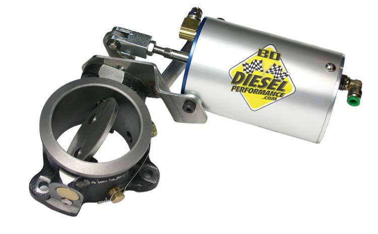 BD Diesel Exhaust Brake - Universal 4.0in c/w Air Compressor - 1028140