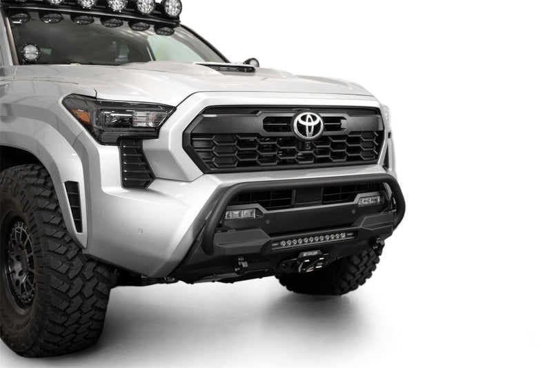 ADD 2024+ Toyota Tacoma Stealth Center Mount Winch Front Bumper w/ Top Hoop - F6703512601NA