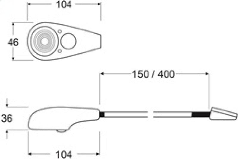 Hella Interiorlamp 400 Bic Md931V Black 2Ja - 343720622