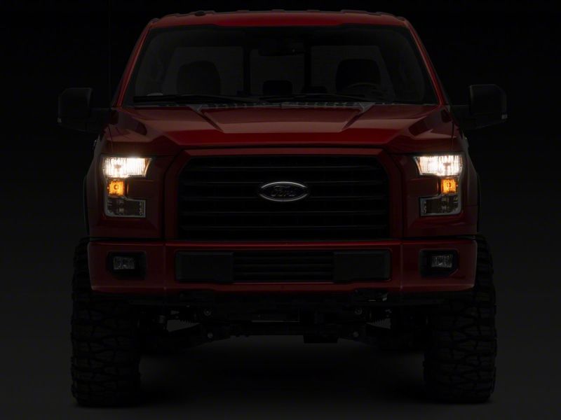 Raxiom 15-17 Ford F-150 Axial OEM Style Rep Headlights- Chrome Housing (Clear Lens) - T551345