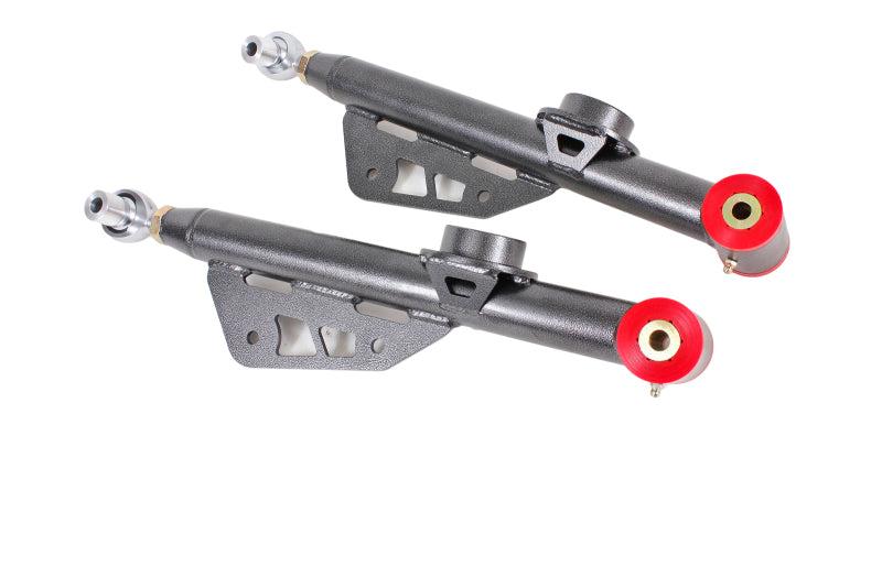 BMR 99-04 Mustang Single Adj. Lower Control Arms / Rod End (Polyurethane) - Black Hammertone - TCA053H