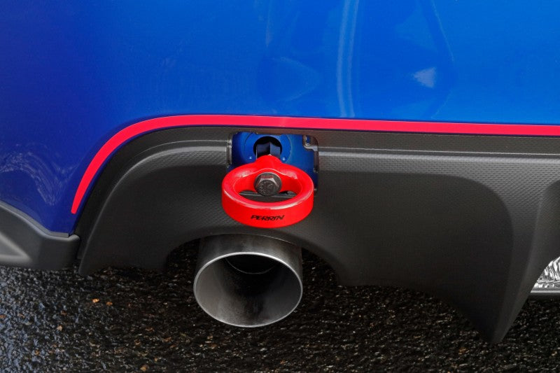 Perrin 13-24 BRZ / FRS / GR86 Tow Hook Kit (Rear) - Red - PSP-BDY-255RD