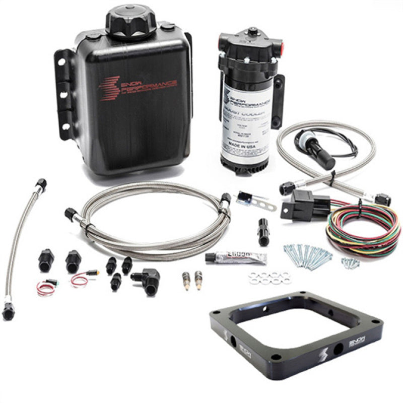 Snow Performance Water Injection Gas Carbureted 4500 Flange Stage 1 WOT Activated - SNO-15035 by Snow Performance - front vie