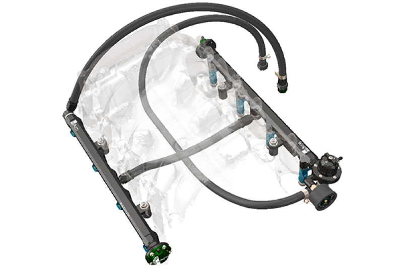 Radium Engineering Toyota 2UZ-FE (Non VVTI) Fuel Rail Plumbing Kit - 20-0964
