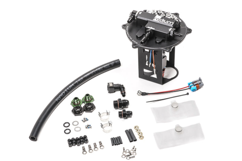 Radium Engineering EVO 7/8/9 Fuel Pump Hanger For Walbro F90000267/274/285 - Pumps Not Included - 20-1342