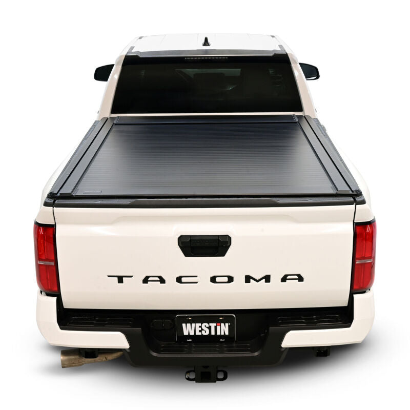 Westin Manual Retractable Tonneau Cover 24-26 Toyota Tacoma 6ft Bed Black - 19-62795