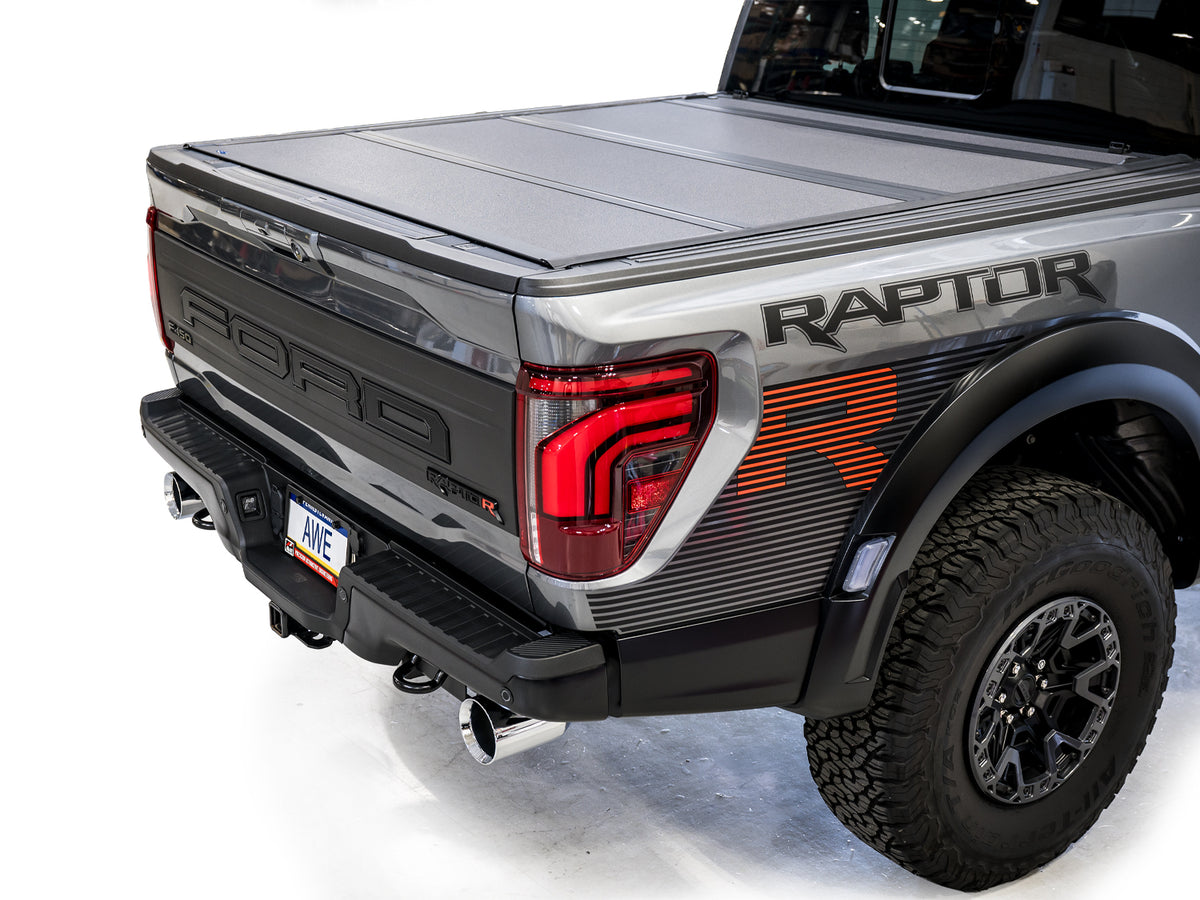 AWE Gen 3 Raptor R SwitchPath Exhaust  - Chrome Silver Tips - 3025-32852