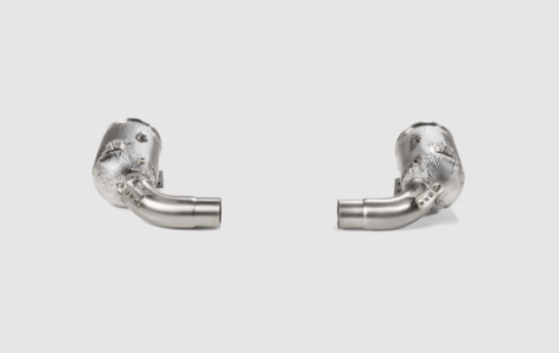 Akrapovic 2025 Porsche 911 Carrera /T/S/4S/Cabriolet/Targa (992.2) Link Pipe Set w/ Cat (SS) - L-PO/SS/6