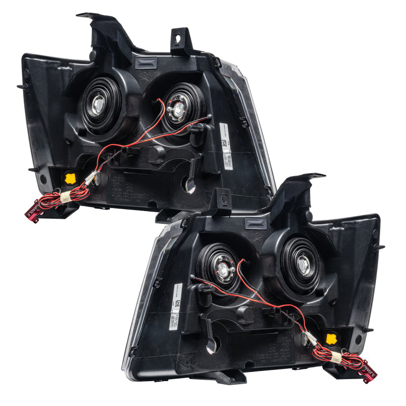 Oracle 07-13 Chevy Avalanche Pre-Assembed SMD Headlights - ColorSHIFT w/ 2.0 Controller SEE WARRANTY - 7001-333