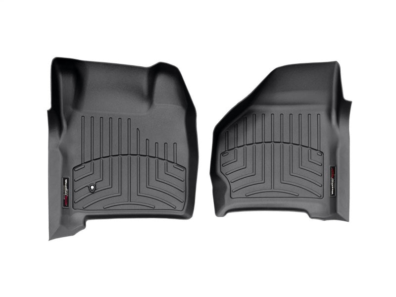Weathertech - 99-07 Ford F250 Super Duty Crew Front FloorLiner - Black - 440021