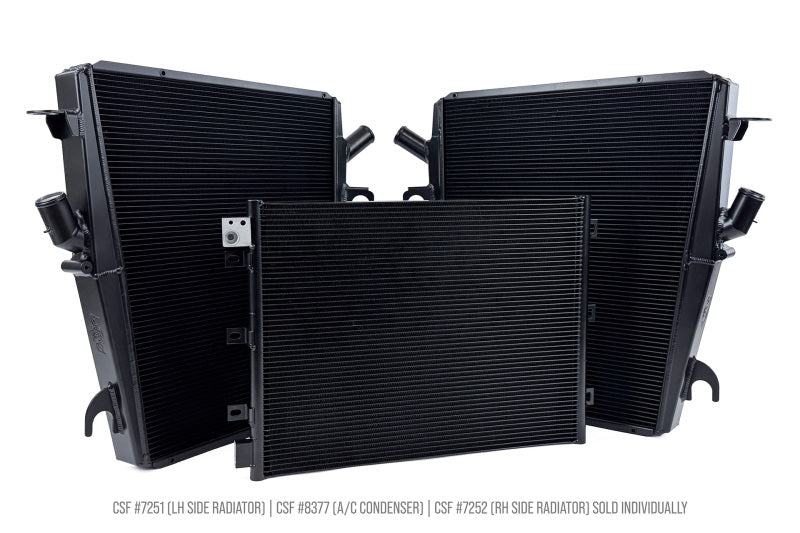 CSF 09-15 Ferrari 458 High Performance All Aluminum Radiator - Right - 7252